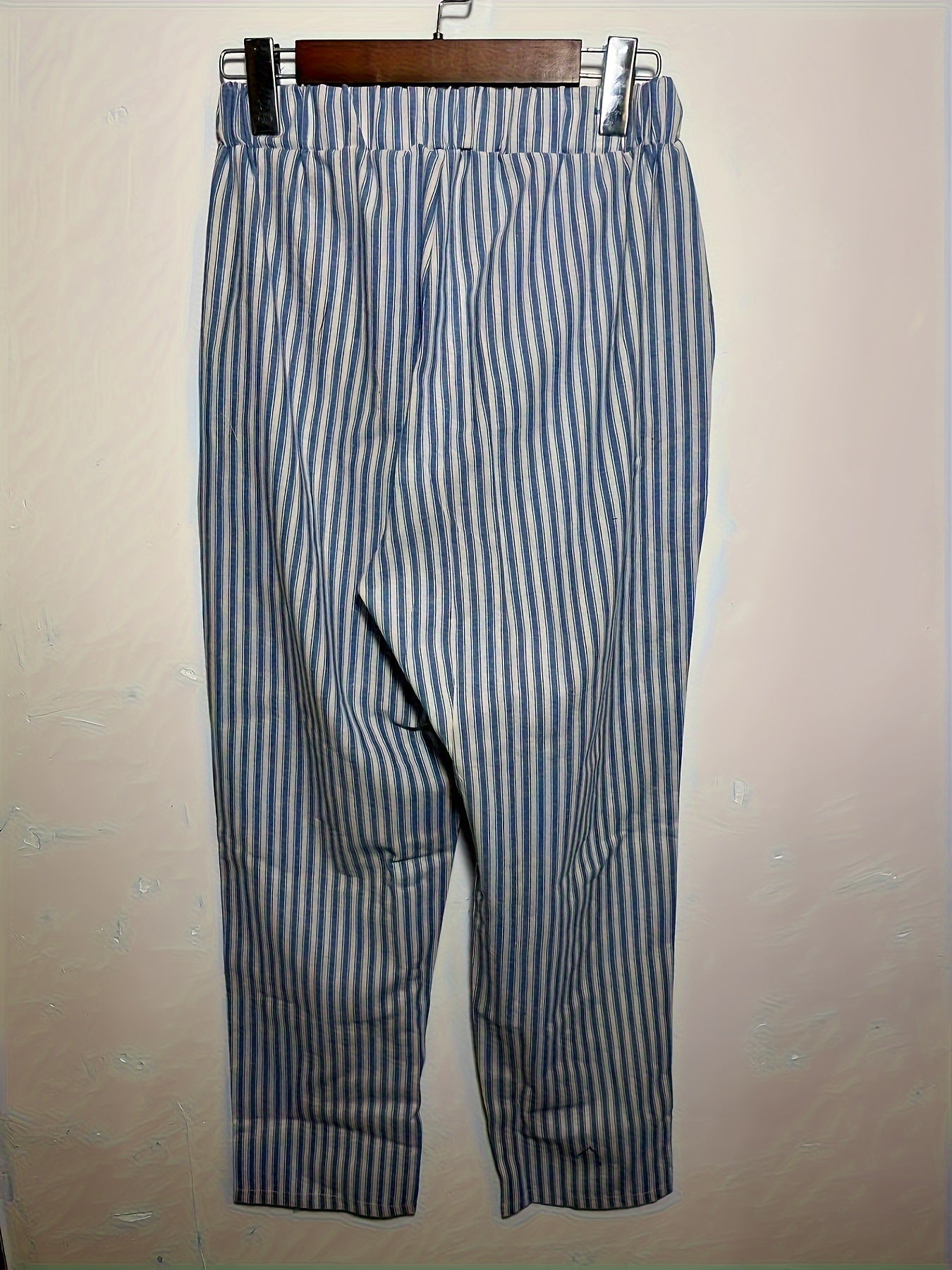 Maja™ | Stribet wide-leg bukser