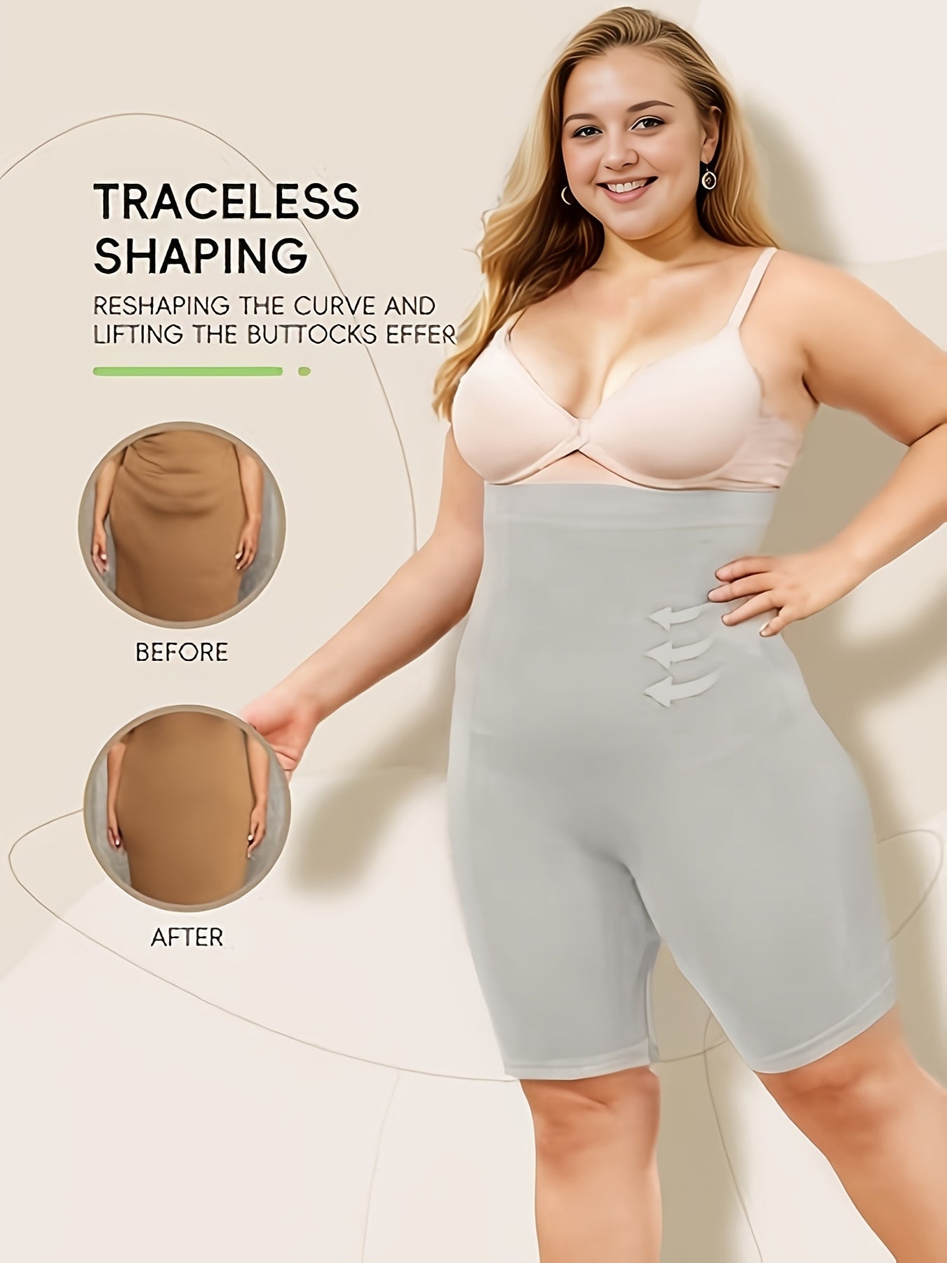 Pia™ | Højtaljede shapewear shorts