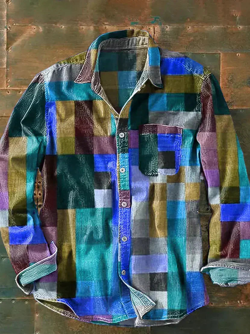 Noa - Vintage unisex-skjorte