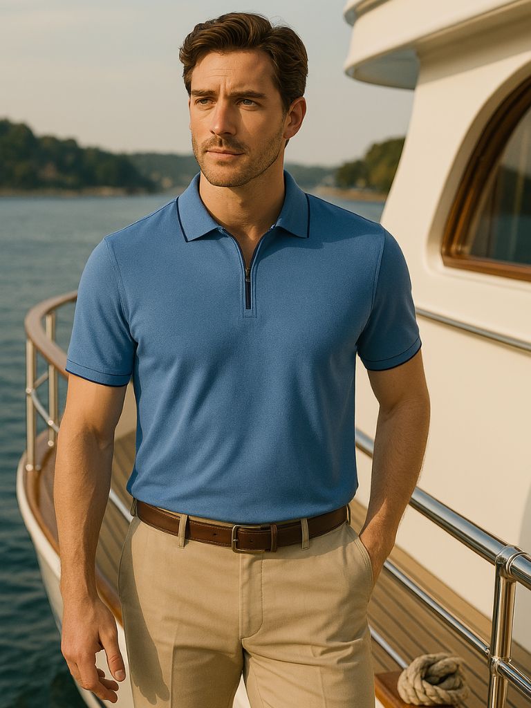 Rasmus™ | Régis Kvart-zip Polo